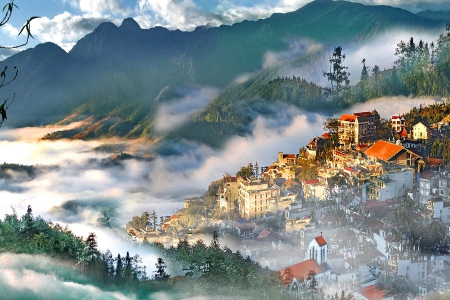 SAPA - FANSIPAN PEAK – CAT CAT  FULL DAY ( L)